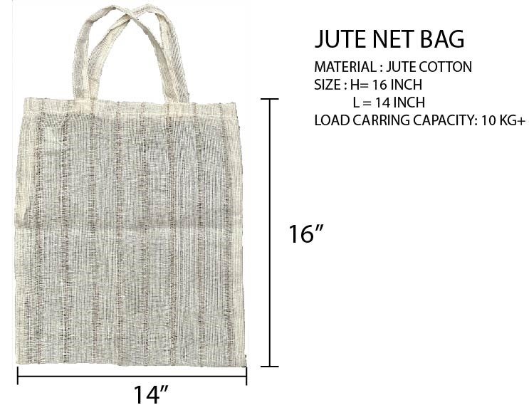 Organic Jute Shopping Bag - Image 3