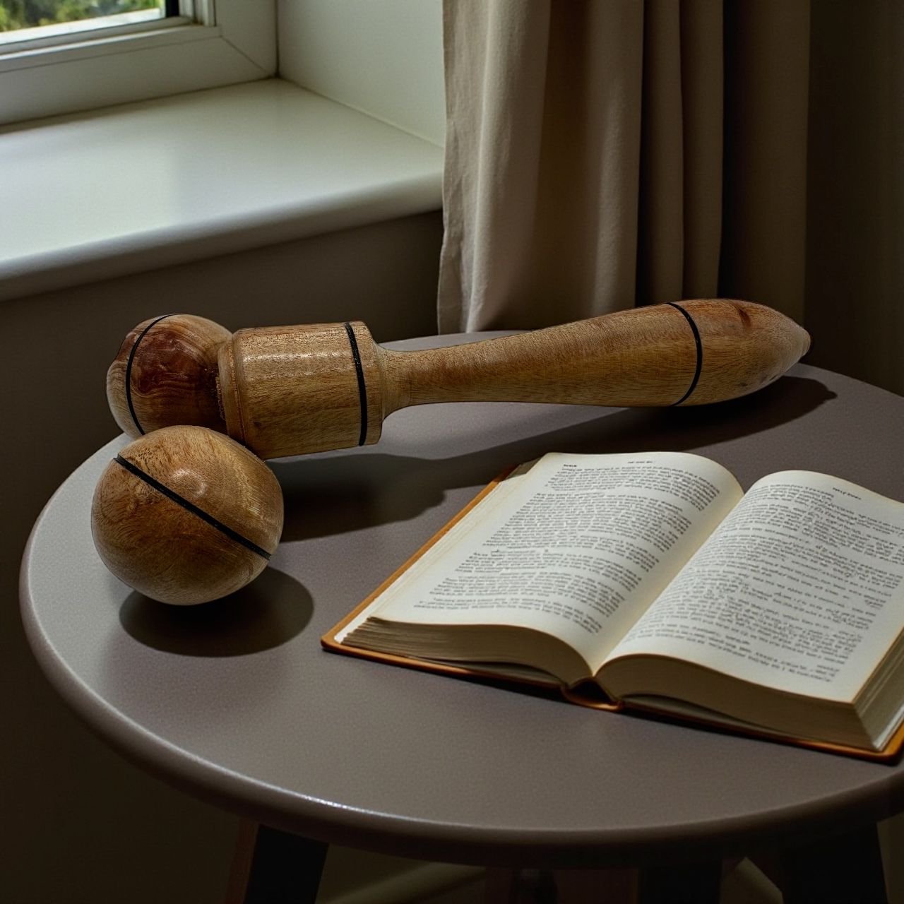 Roller massage || Wooden Facial Roller massage tool - Image 5
