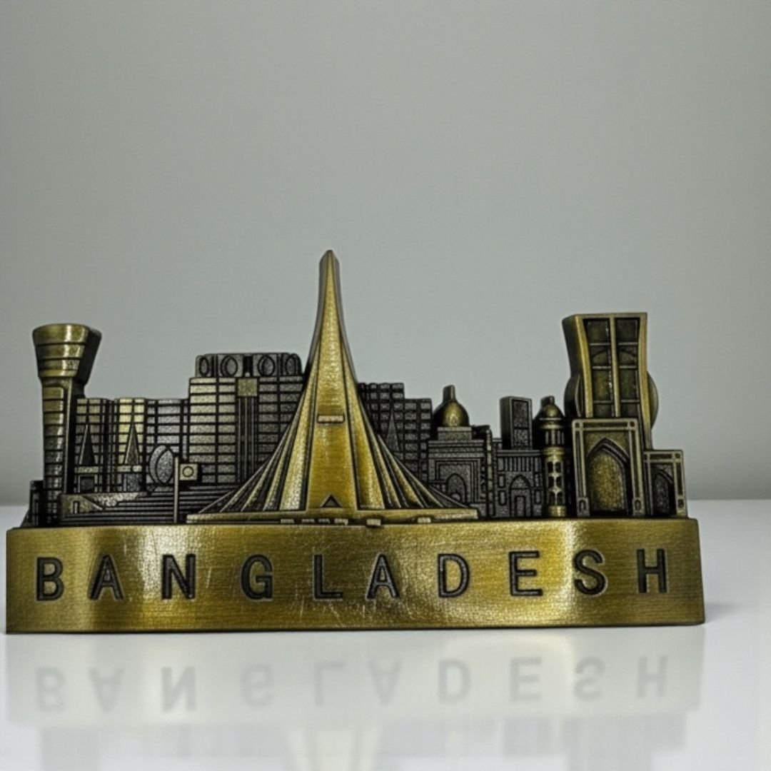 Bangladesh Pride Magnet for Car Fridge Locker 3x2 inch - Image 2