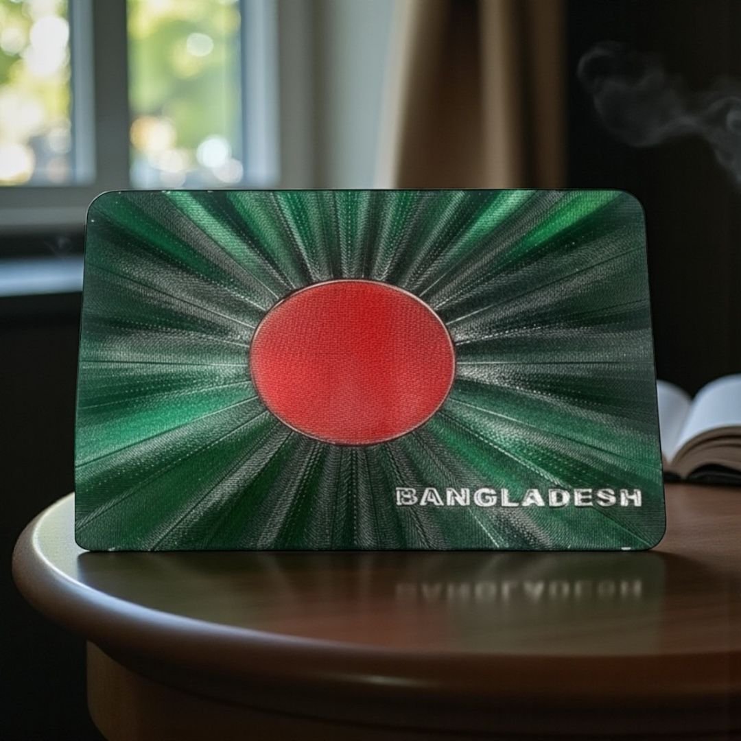 Bangladesh Flag Magnet for Car Fridge Locker 3x2 inch - Image 2
