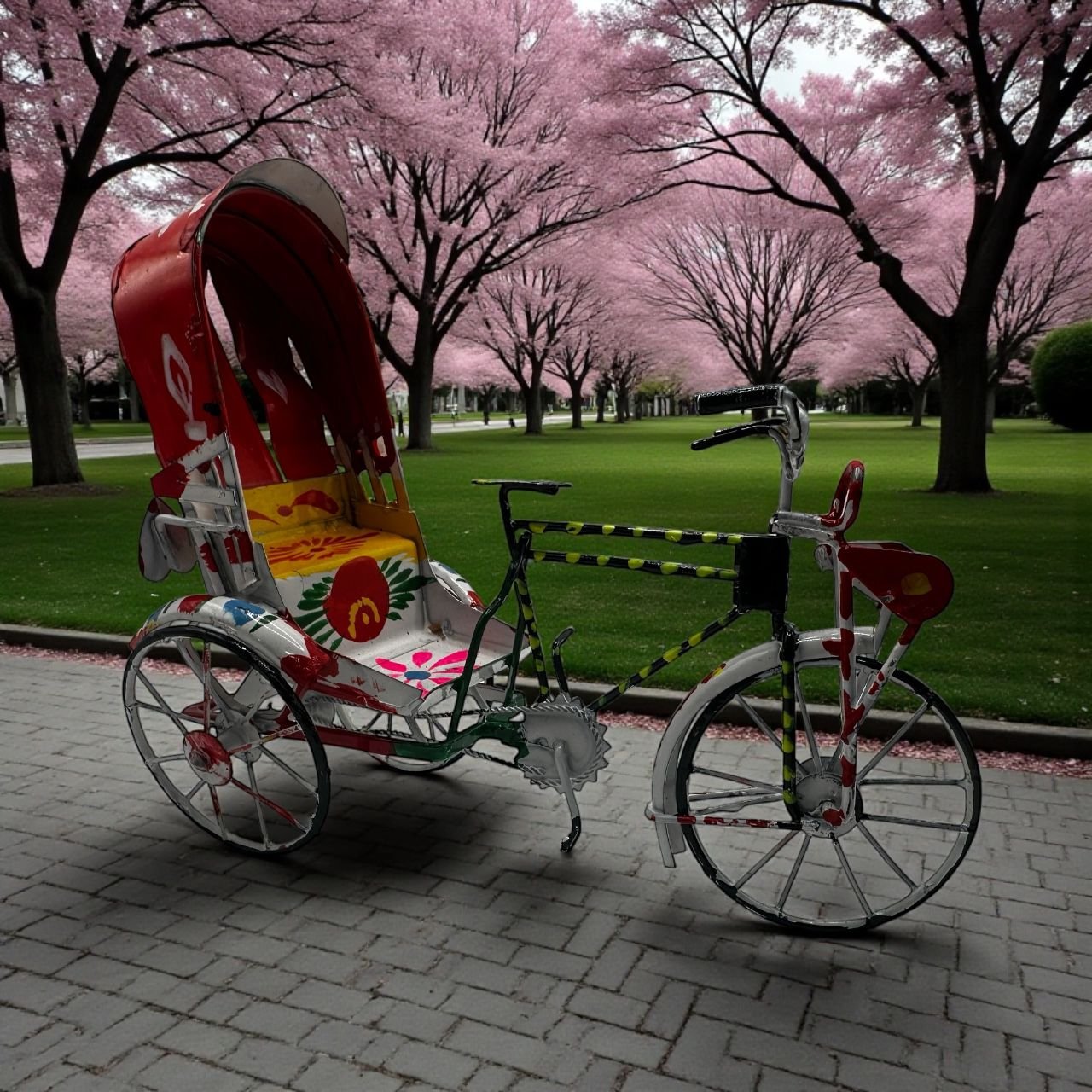 Mini Rickshaw - Metal - Image 2